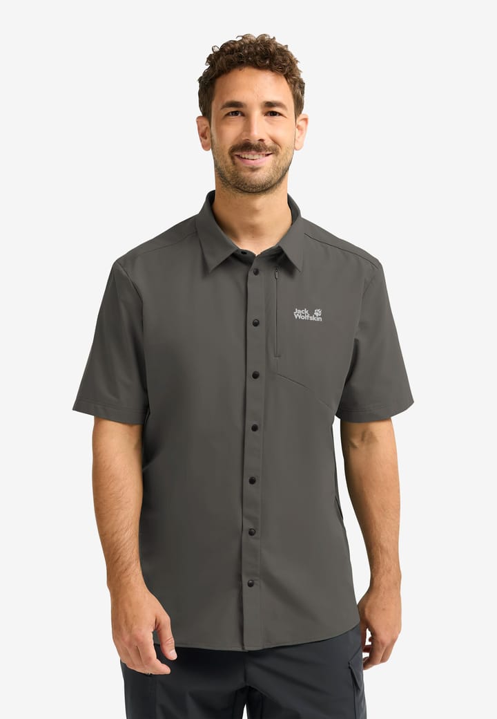 Jack Wolfskin Men's Prelight Suncool Shirt Flint Jack Wolfskin