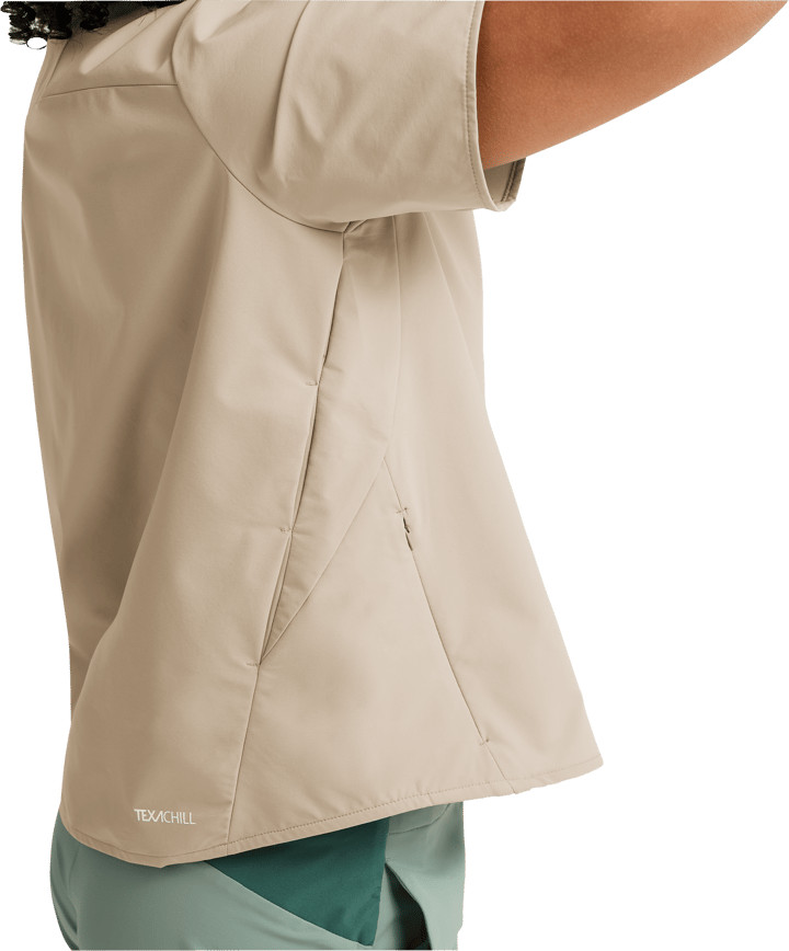 Jack Wolfskin Women's Prelight Suncool Shirt Oyster Jack Wolfskin