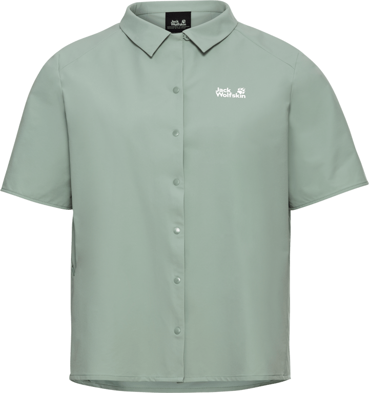 Jack Wolfskin Women's Prelight Suncool Shirt Green Zinnia Jack Wolfskin
