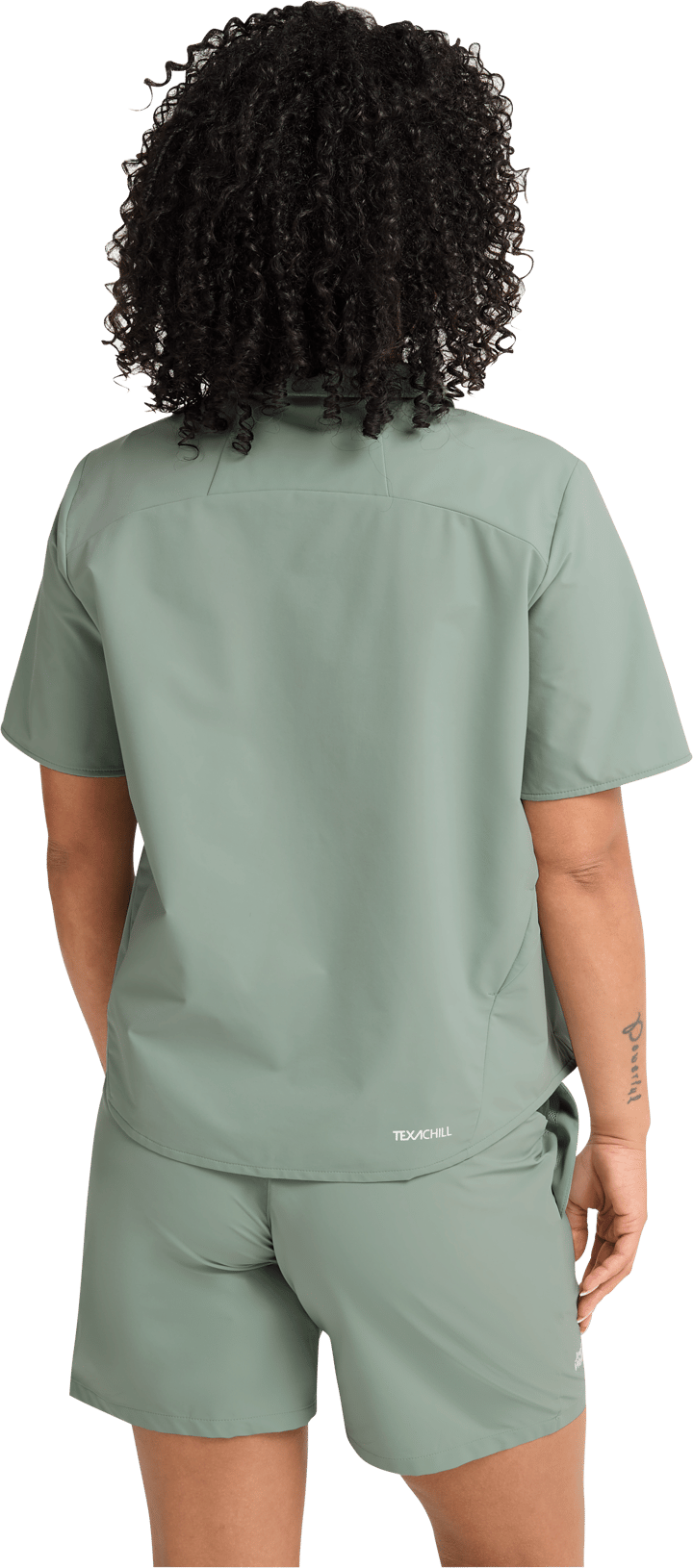 Jack Wolfskin Women's Prelight Suncool Shirt Green Zinnia Jack Wolfskin