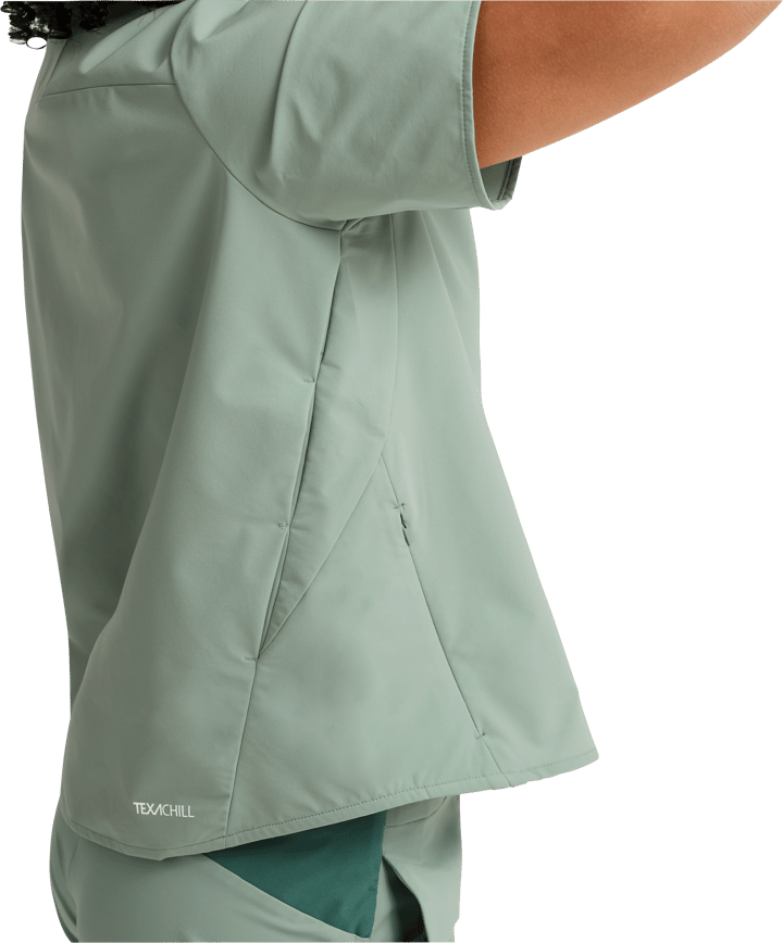 Jack Wolfskin Women's Prelight Suncool Shirt Green Zinnia Jack Wolfskin