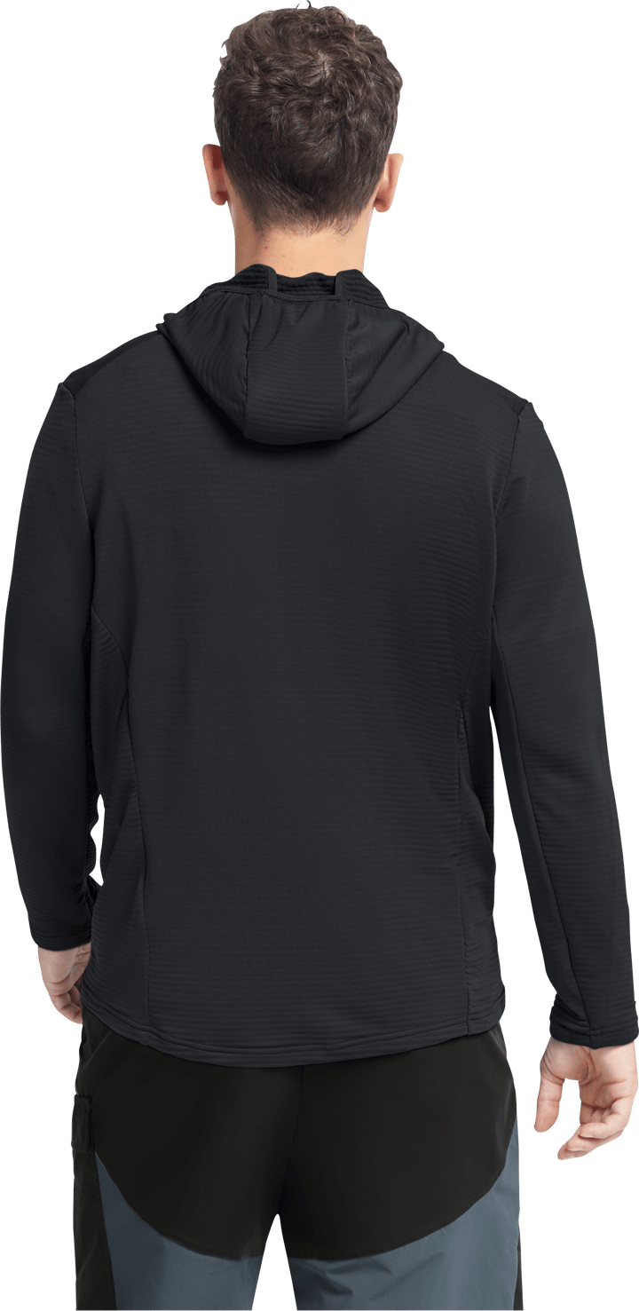 Jack Wolfskin Men's Litestride Hooded Full Zip Black Jack Wolfskin