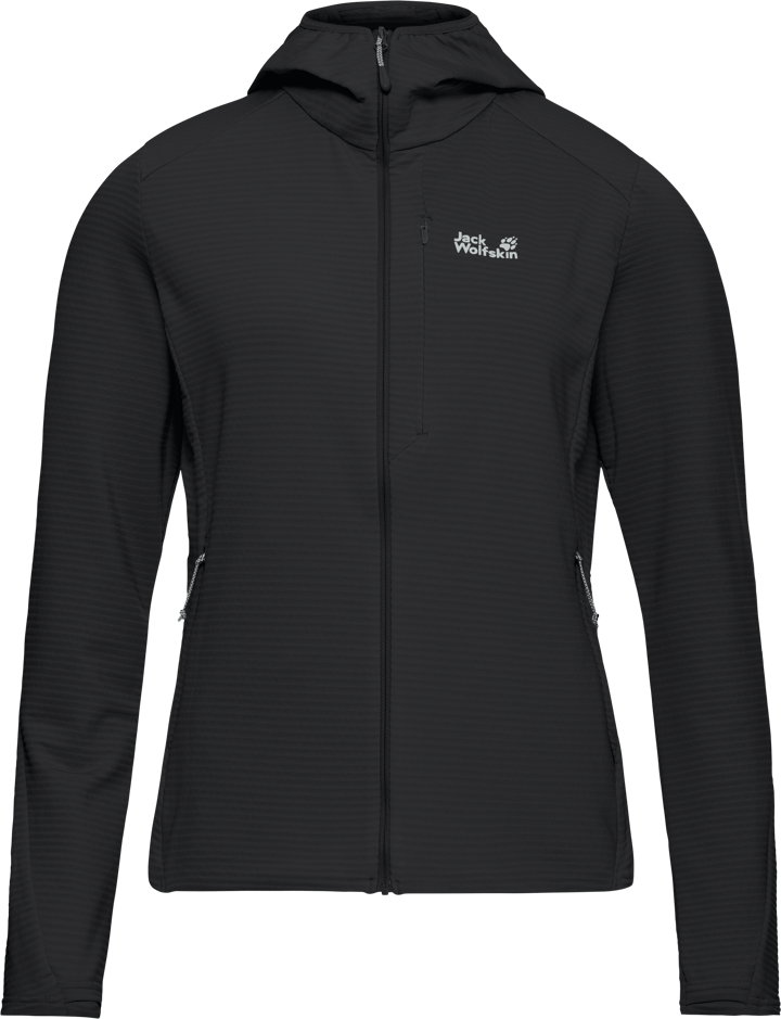 Jack Wolfskin Women's Litestride Hooded Full Zip Black Jack Wolfskin