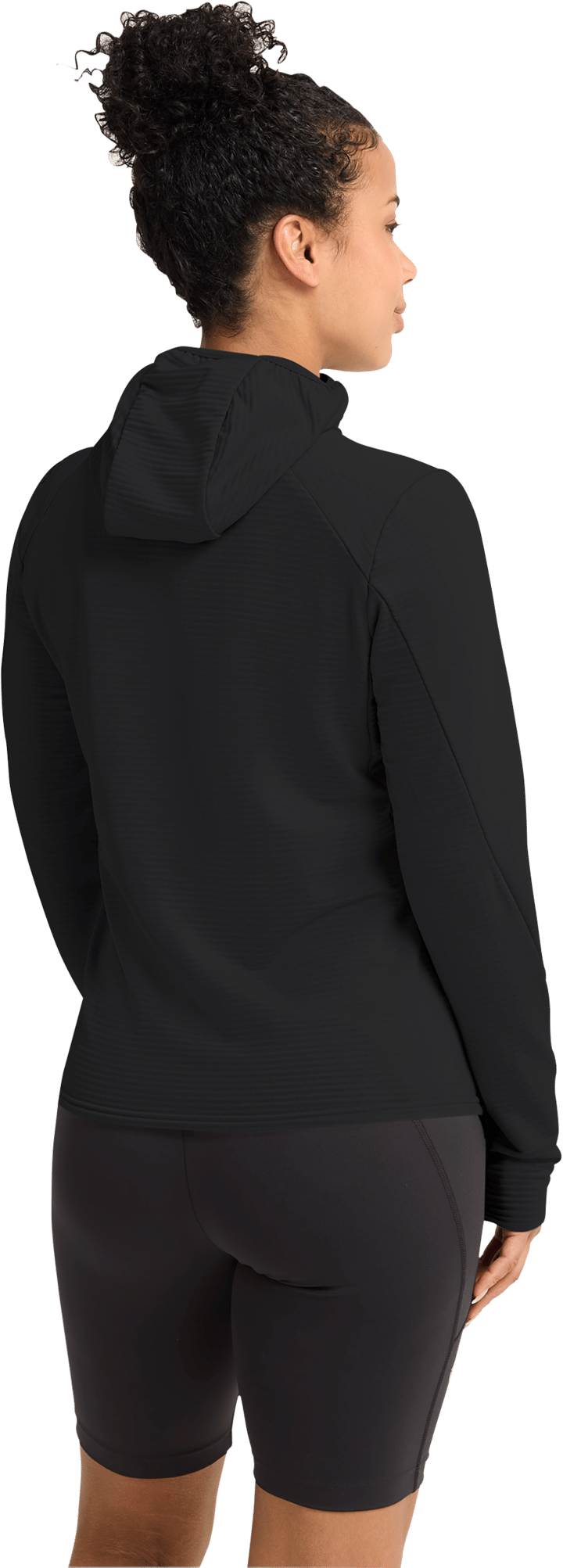 Jack Wolfskin Women's Litestride Hooded Full Zip Black Jack Wolfskin