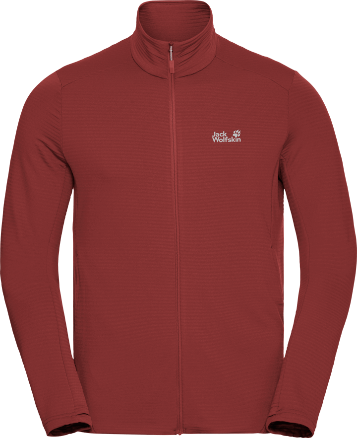 Jack Wolfskin Men's Litestride Full Zip Merlot Jack Wolfskin