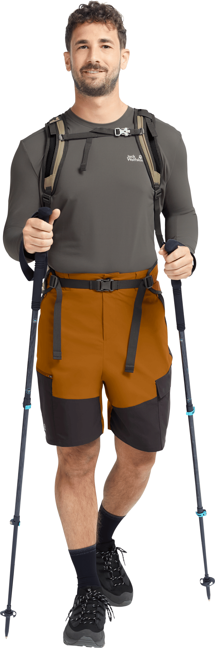 Jack Wolfskin Men's Ridge Hike Shorts Autumn Leaves Jack Wolfskin