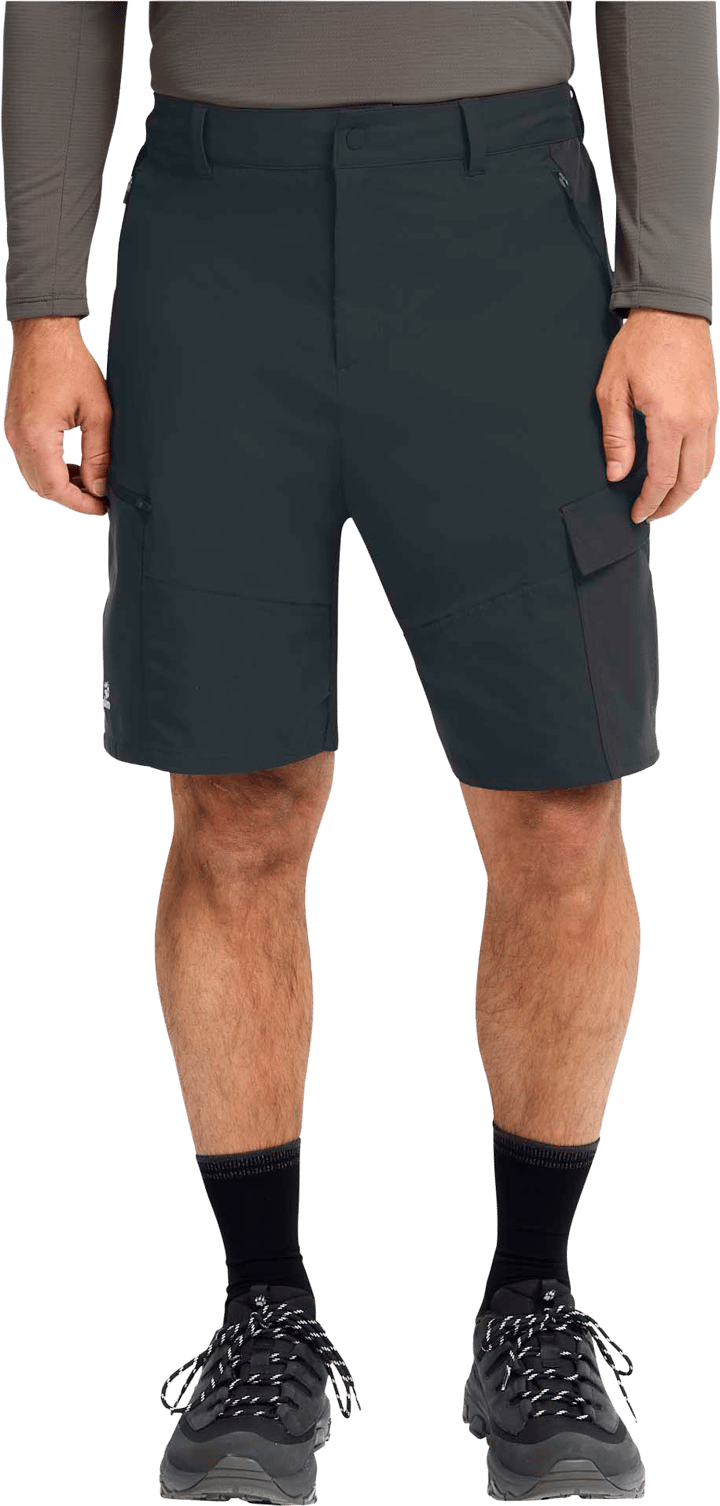 Jack Wolfskin Men's Ridge Hike Shorts Phantom Jack Wolfskin