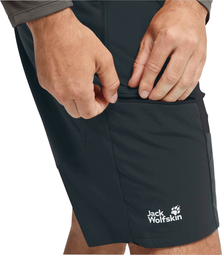 Jack Wolfskin Men's Ridge Hike Shorts Phantom Jack Wolfskin