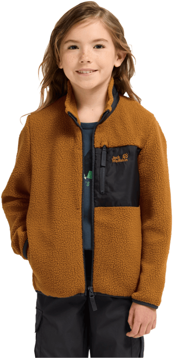 Jack Wolfskin Kids' Lite Curl Fz Autumn Leaves Jack Wolfskin