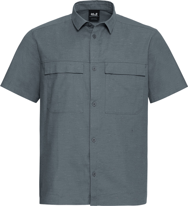 Jack Wolfskin Men's Wild Nep Shirt Grey Odessa Jack Wolfskin