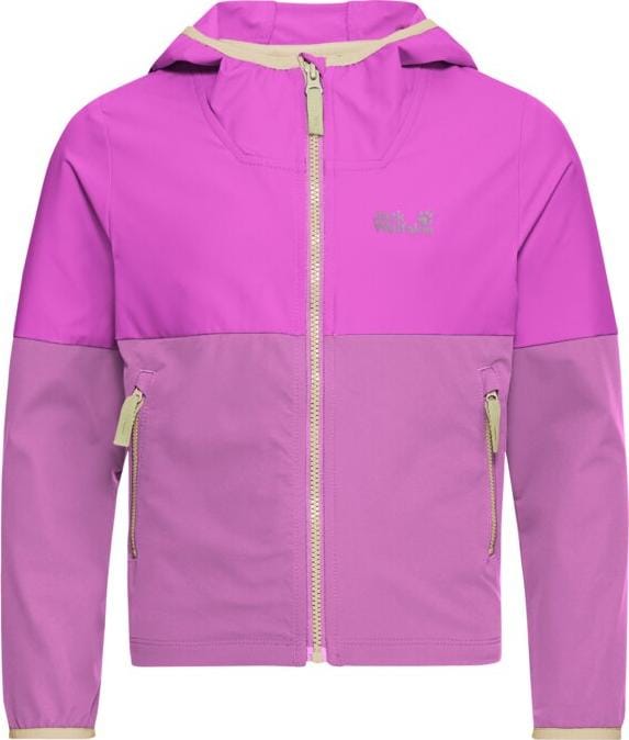 Jack Wolfskin Kids' Sandbird Hooded Jacket Foxglove Jack Wolfskin