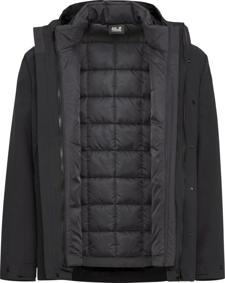 Jack Wolfskin Men's Cold Camp 3in1 Jacket Black Jack Wolfskin