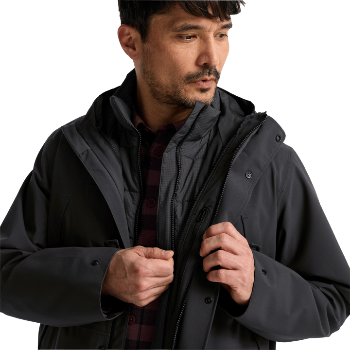 Jack Wolfskin Men's Cold Camp 3in1 Jacket Black Jack Wolfskin