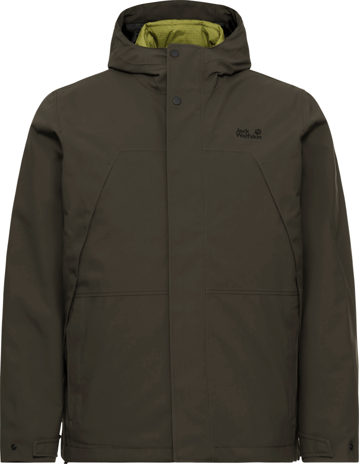 Jack Wolfskin Men's Cold Camp 3in1 Jacket Obsidian Moss Jack Wolfskin