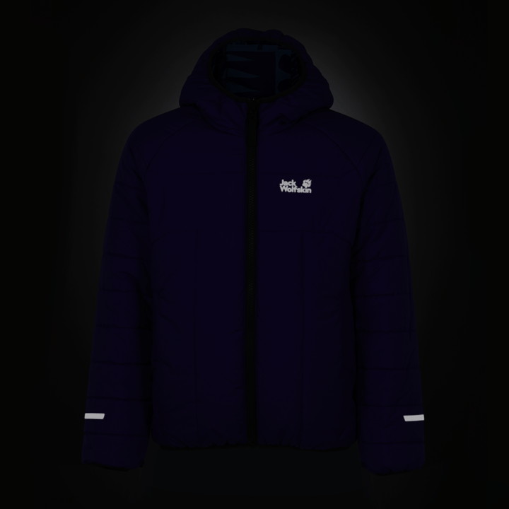 Jack Wolfskin Kids Zenon Twist Hooded Jacket Glow Ink Jack Wolfskin