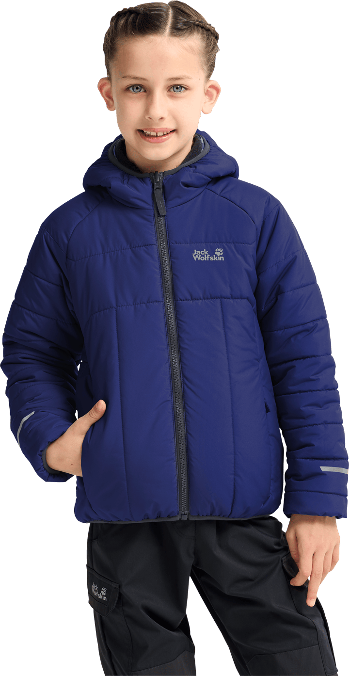 Jack Wolfskin Kids Zenon Twist Hooded Jacket Glow Ink Jack Wolfskin