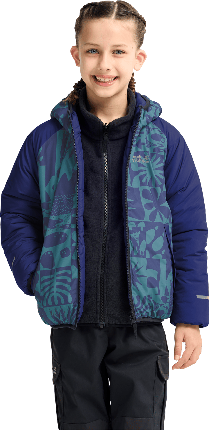 Jack Wolfskin Kids Zenon Twist Hooded Jacket Glow Ink Jack Wolfskin