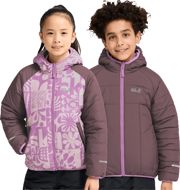 Jack Wolfskin Kids Zenon Twist Hooded Jacket Sheer Plum Jack Wolfskin
