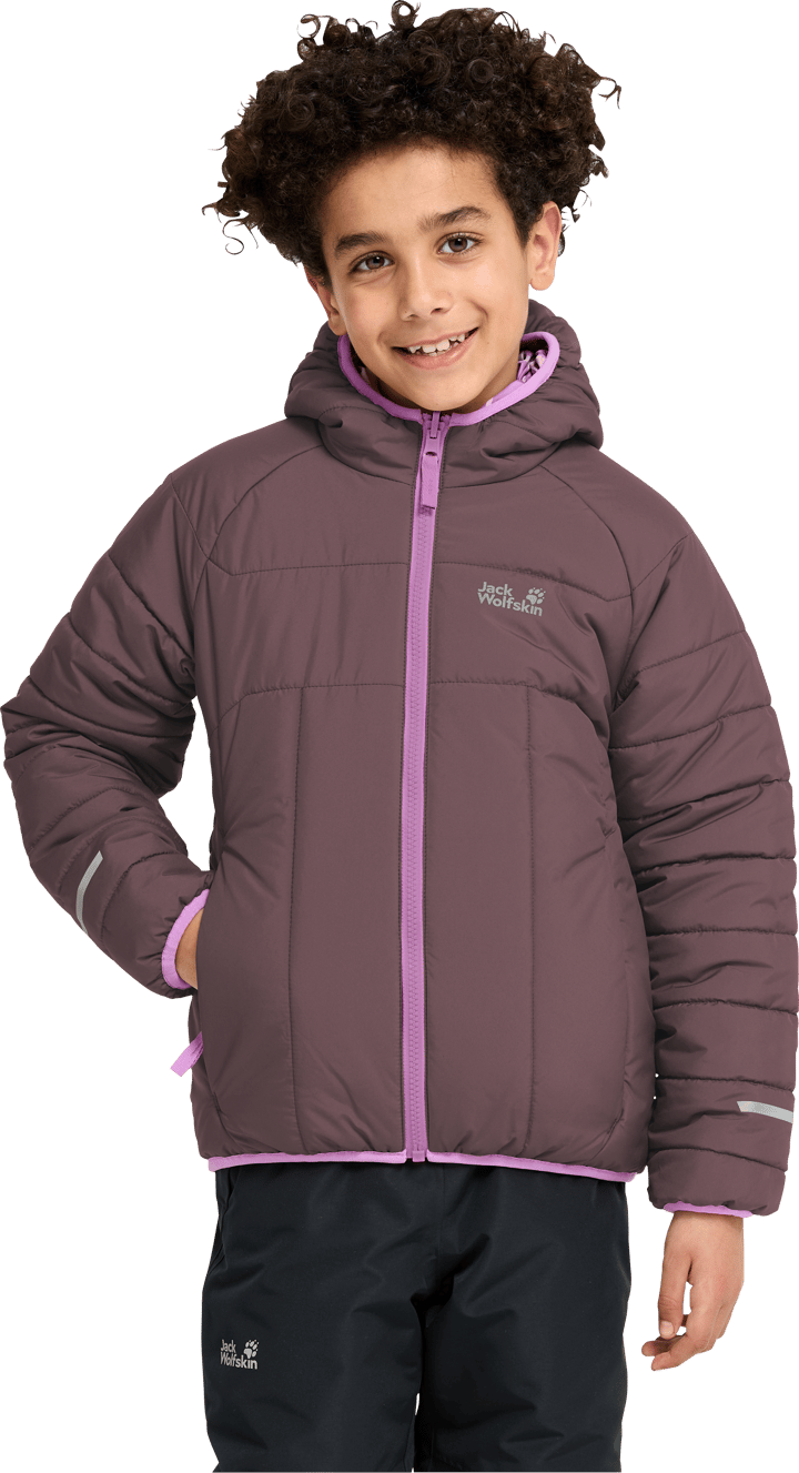 Jack Wolfskin Kids Zenon Twist Hooded Jacket Sheer Plum Jack Wolfskin