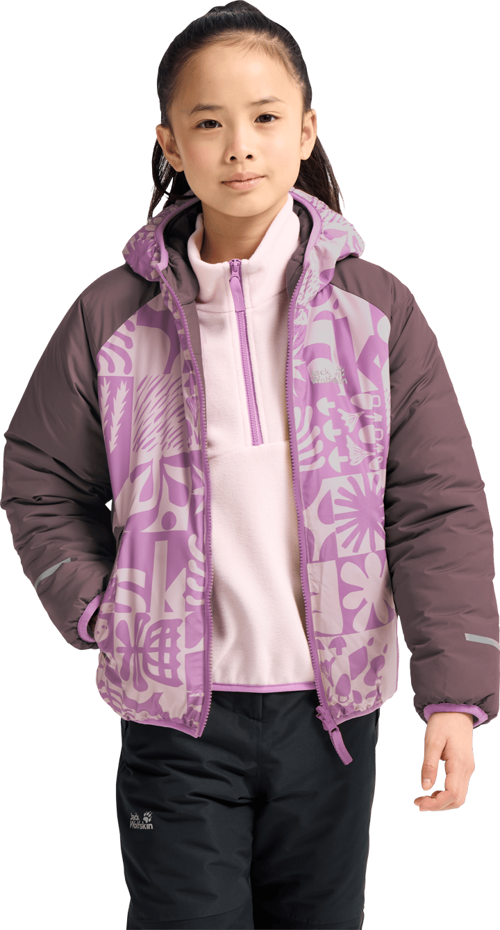 Jack Wolfskin Kids Zenon Twist Hooded Jacket Sheer Plum Jack Wolfskin