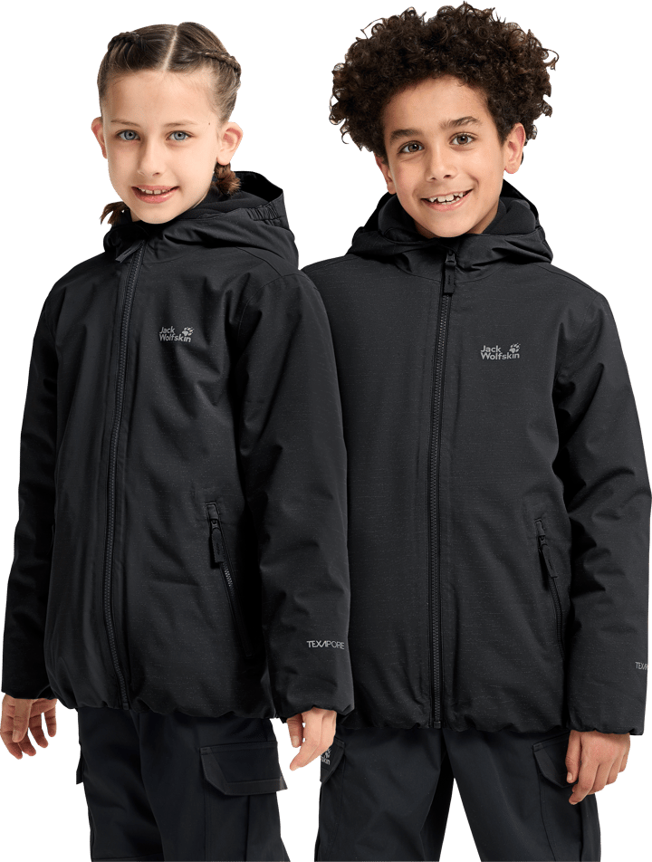 Jack Wolfskin Youth's Go Glow Jkt K Black Jack Wolfskin