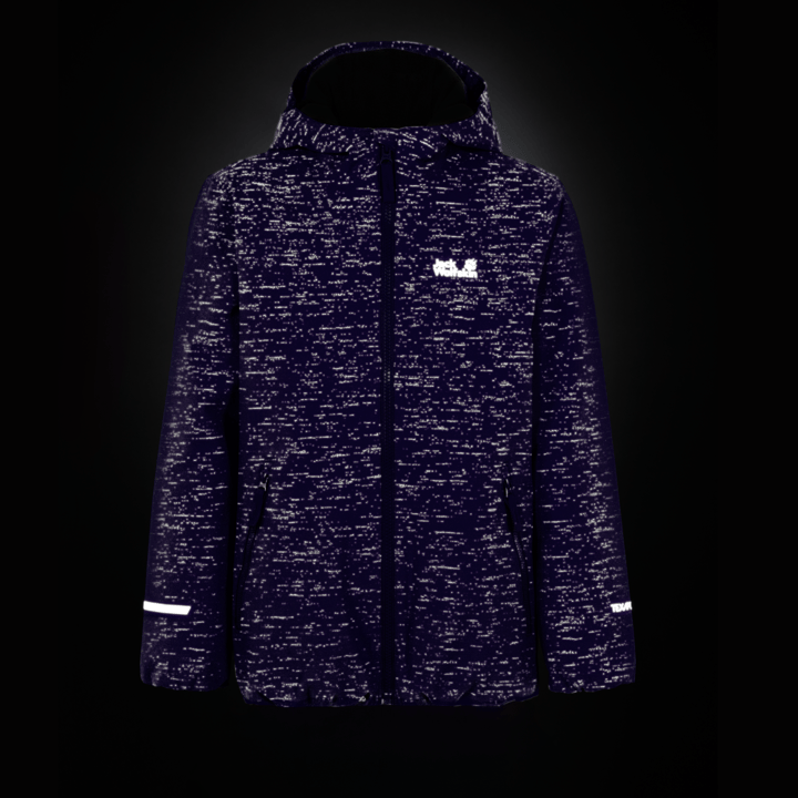 Jack Wolfskin Youth's Go Glow Jkt K Glow Ink Jack Wolfskin