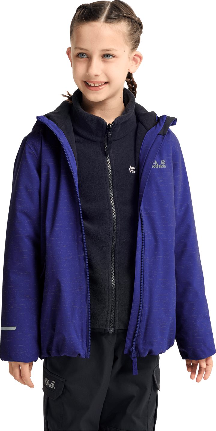 Jack Wolfskin Youth's Go Glow Jkt K Glow Ink Jack Wolfskin