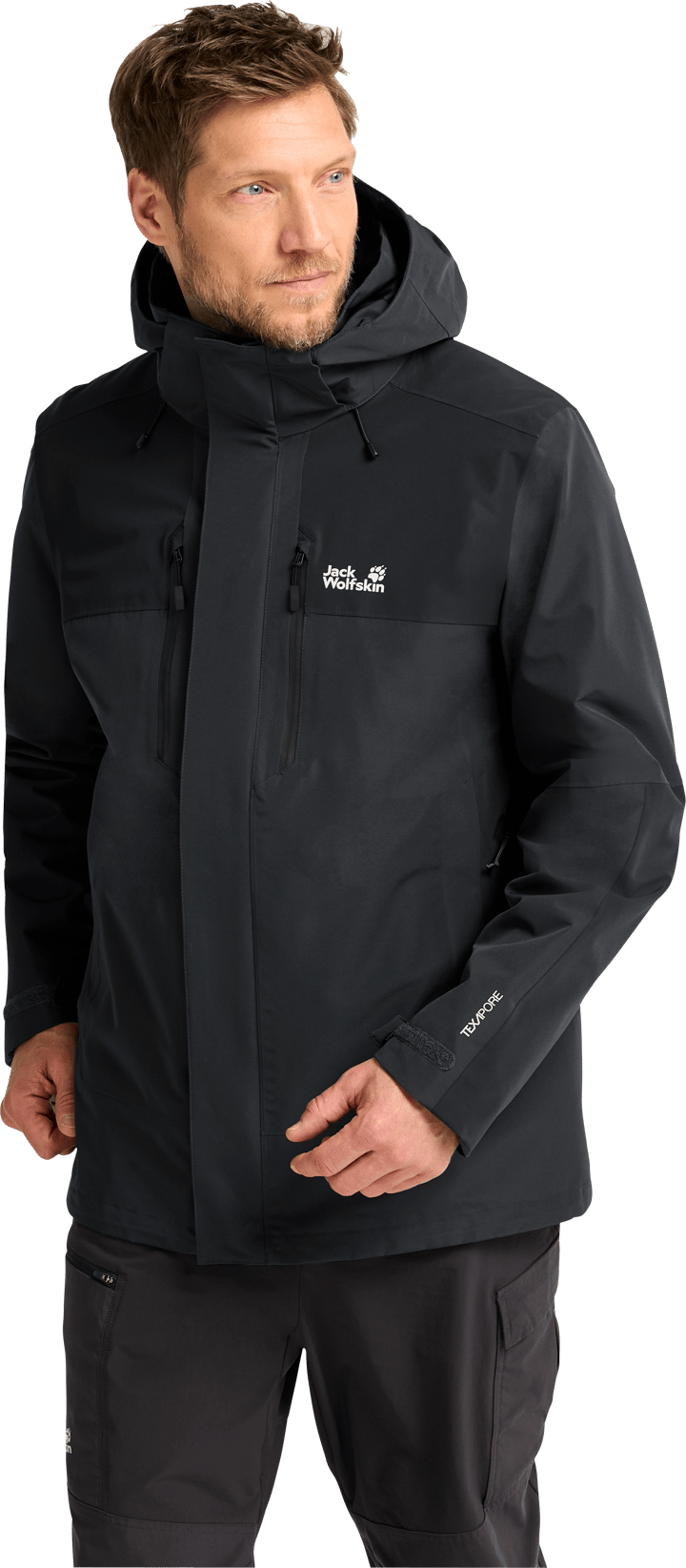 Jack Wolfskin Men's Jasper Pro 2L Jacket Phantom Jack Wolfskin