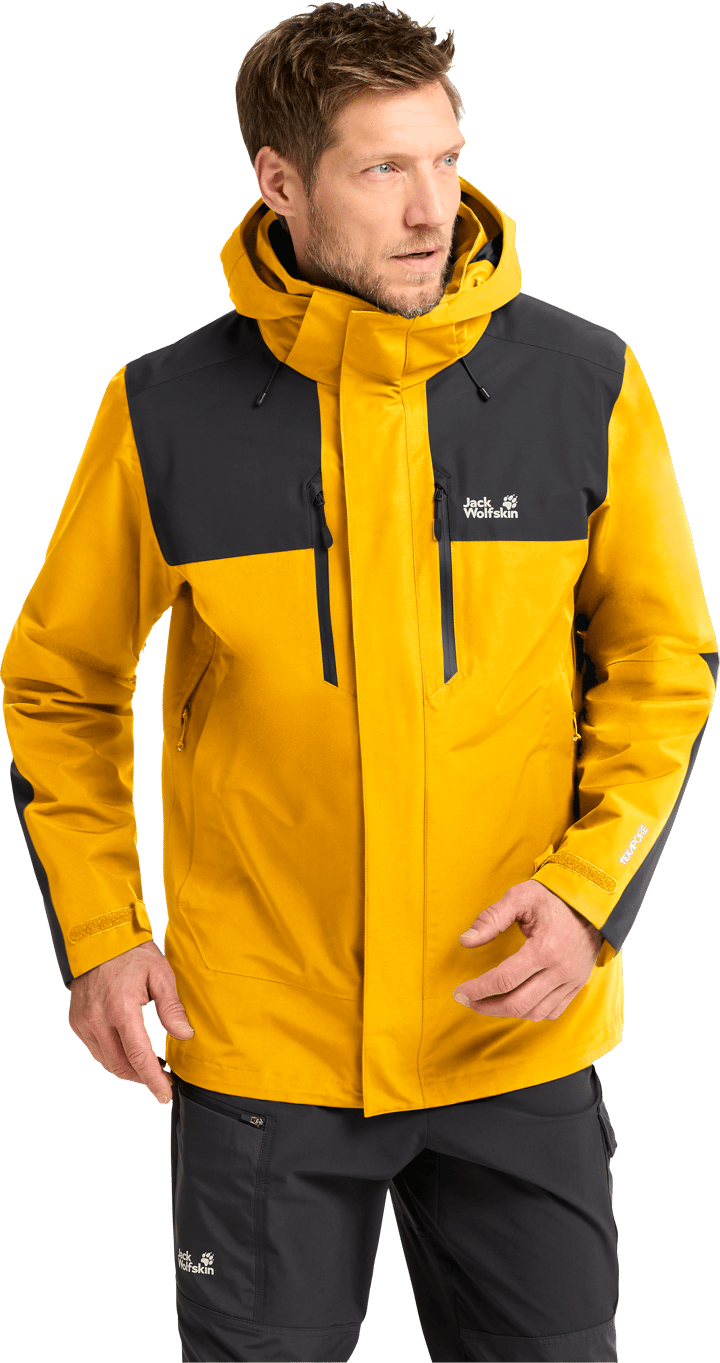 Jack Wolfskin Men's Jasper Pro 2L Jacket Burly Yellow Jw Jack Wolfskin