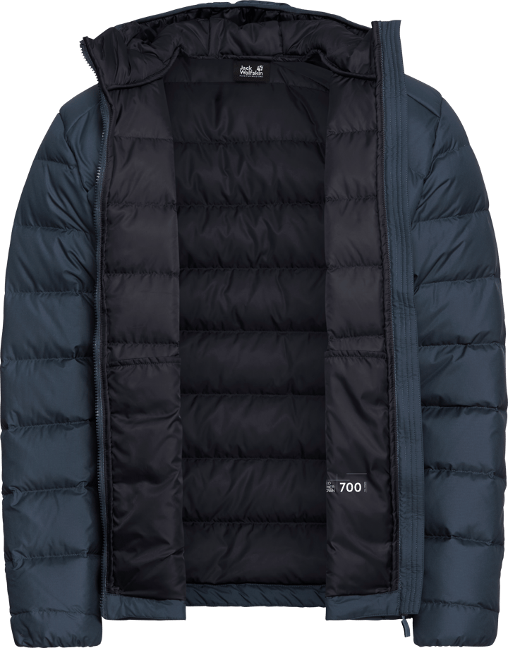 Jack Wolfskin Men's Wild Pass Down Hoody Midnight Sky Jack Wolfskin
