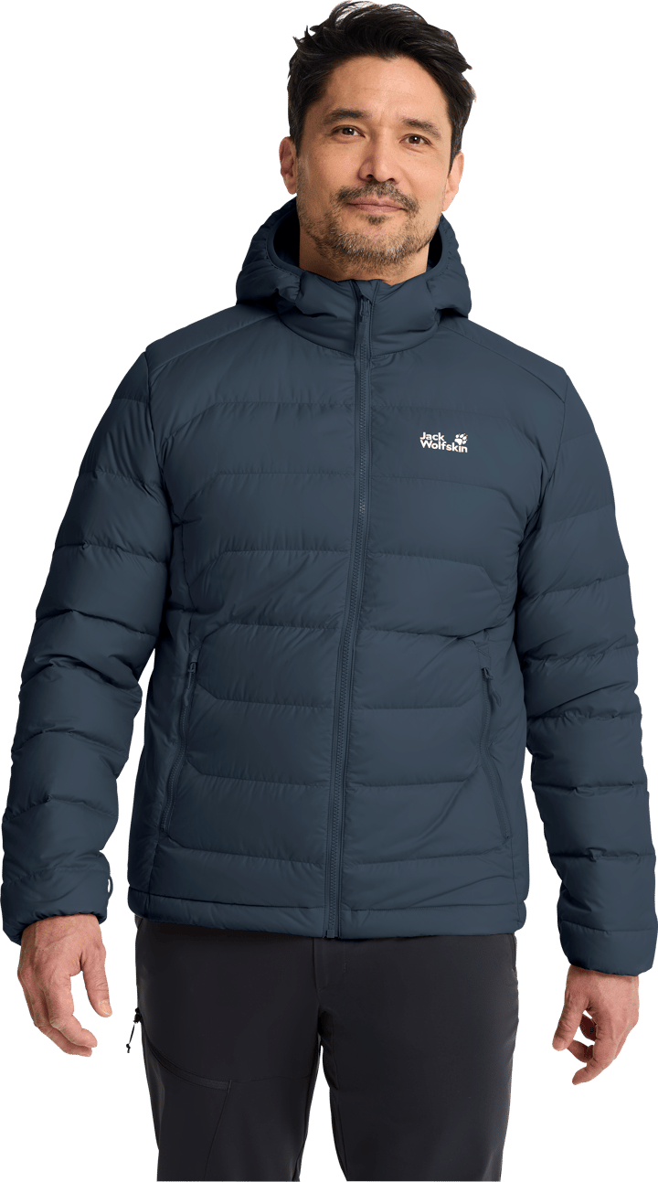 Jack Wolfskin Men's Wild Pass Down Hoody Midnight Sky Jack Wolfskin