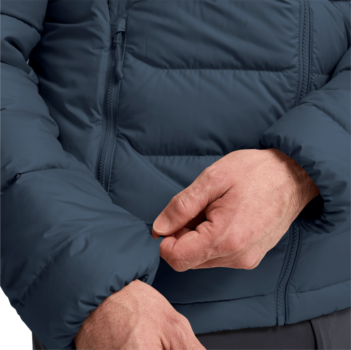 Jack Wolfskin Men's Wild Pass Down Hoody Midnight Sky Jack Wolfskin