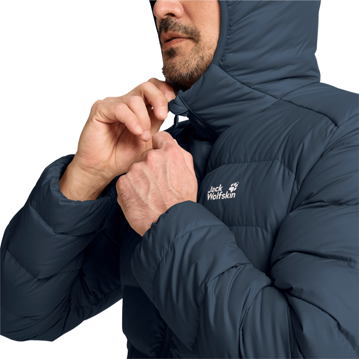 Jack Wolfskin Men's Wild Pass Down Hoody Midnight Sky Jack Wolfskin