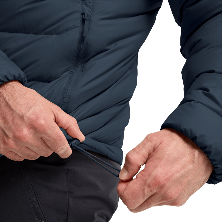 Jack Wolfskin Men's Wild Pass Down Hoody Midnight Sky Jack Wolfskin