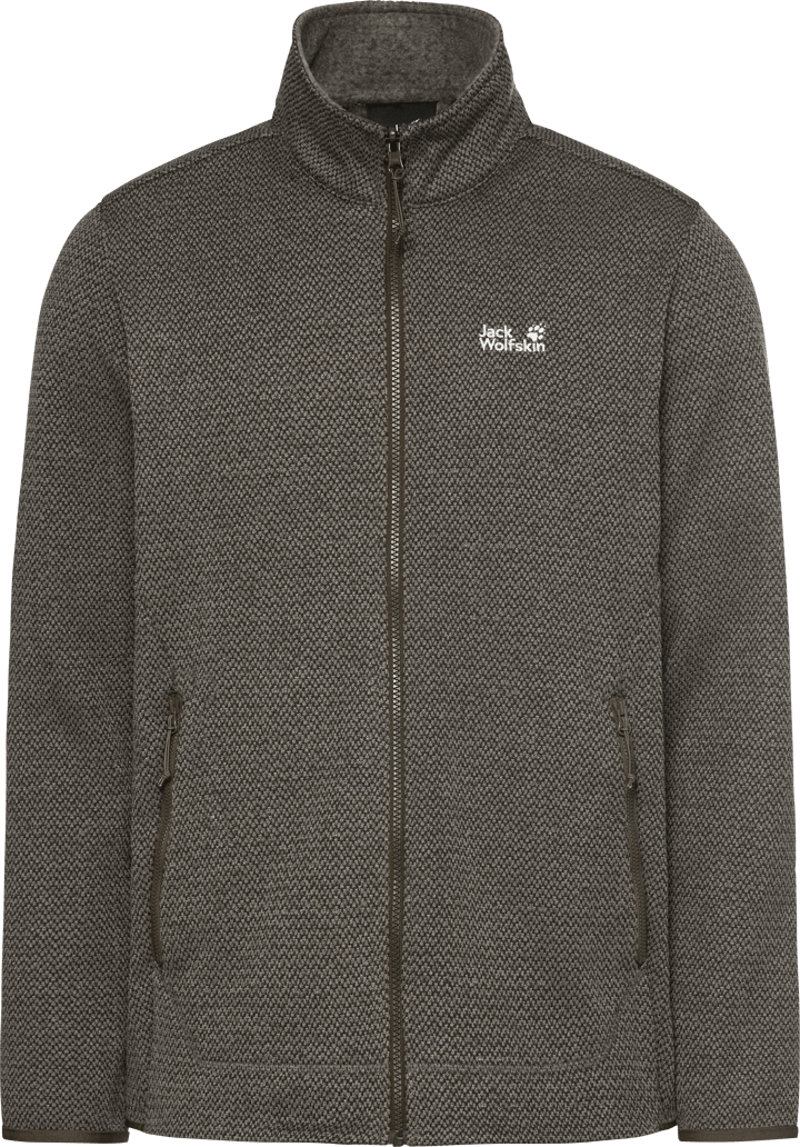 Jack Wolfskin Men's Pinetrail Full Zip Obsidian Moss Jack Wolfskin