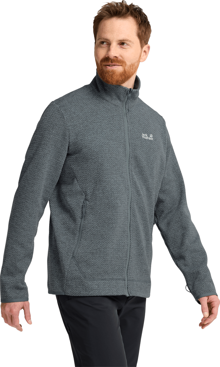 Jack Wolfskin Men's Pinetrail Full Zip Grey Odessa Jack Wolfskin