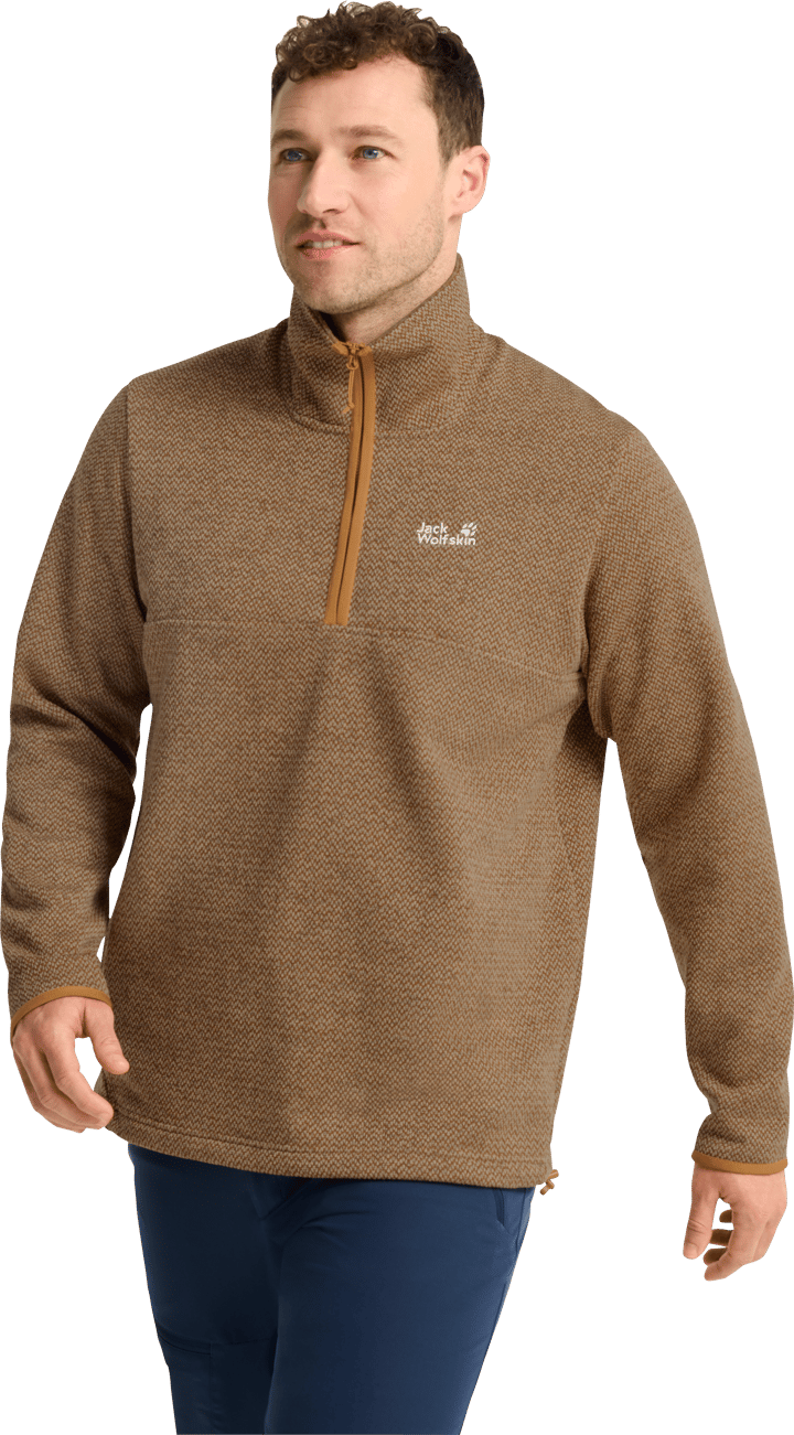 Jack Wolfskin Men's Pinetrail Half Zip Peanut Jack Wolfskin