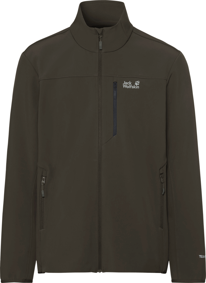 Jack Wolfskin Men's Wild Winds Jacket Obsidian Moss Jack Wolfskin