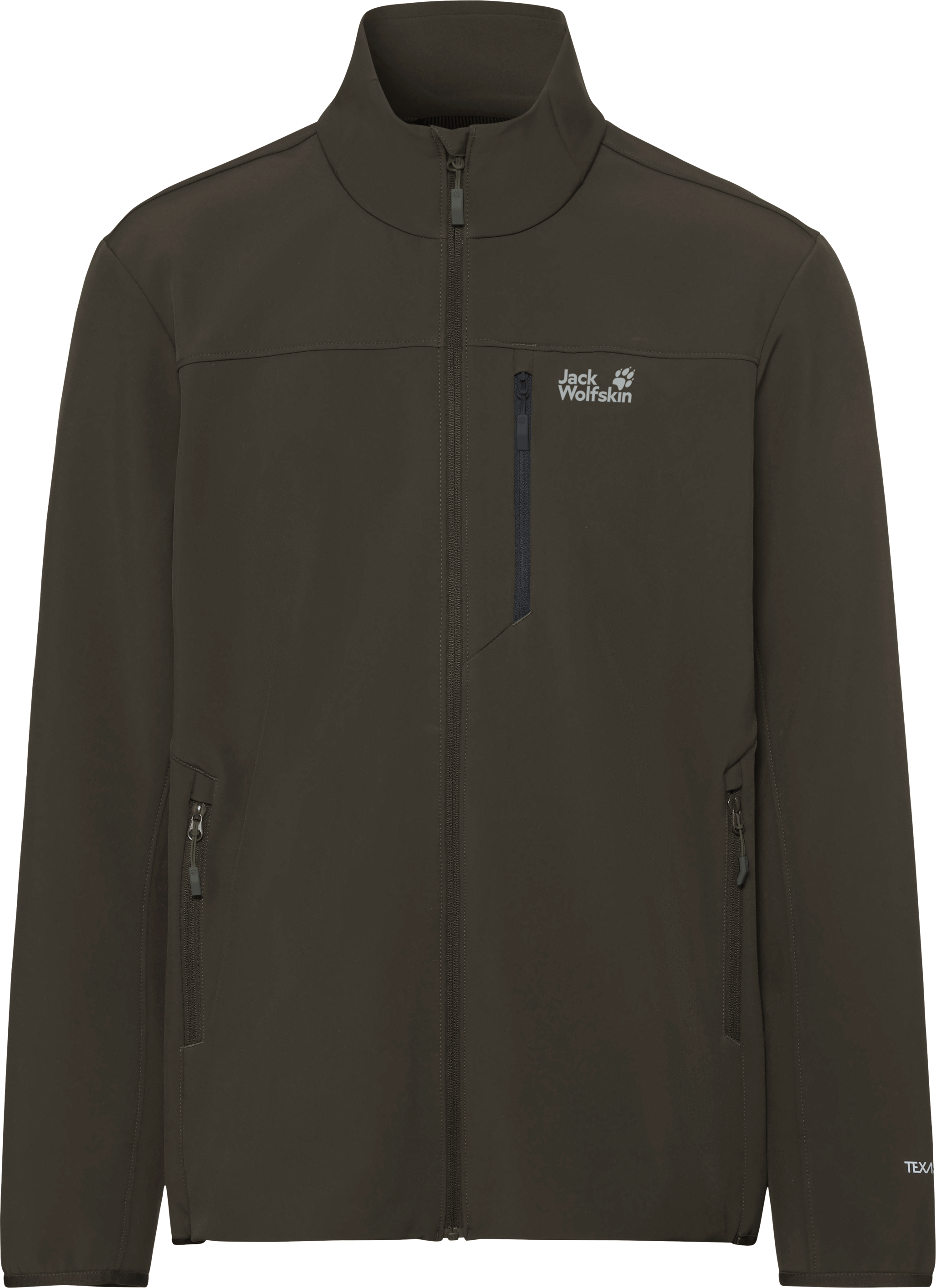 Jack Wolfskin Men's Wild Winds Jacket Obsidian Moss