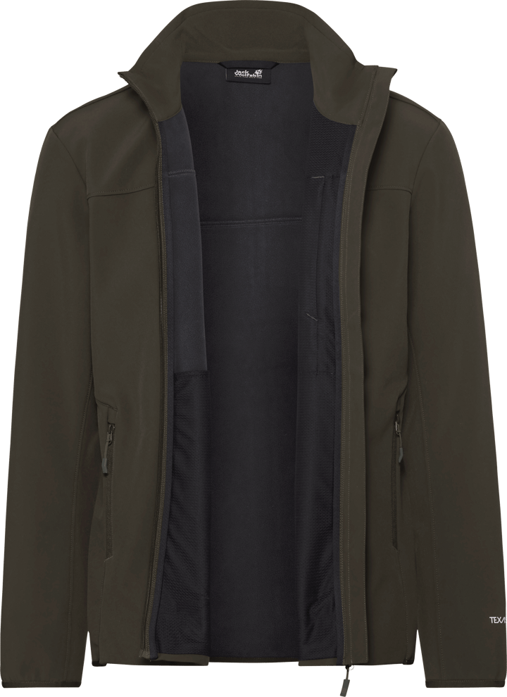 Jack Wolfskin Men's Wild Winds Jacket Obsidian Moss Jack Wolfskin