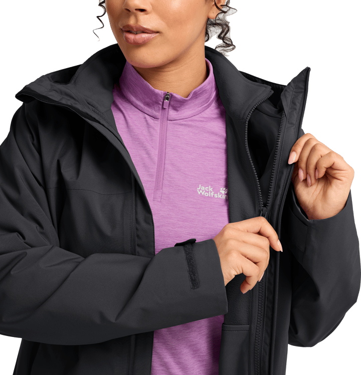 Jack Wolfskin Women's Moonrise 2 3in1 Jacket Black Jack Wolfskin