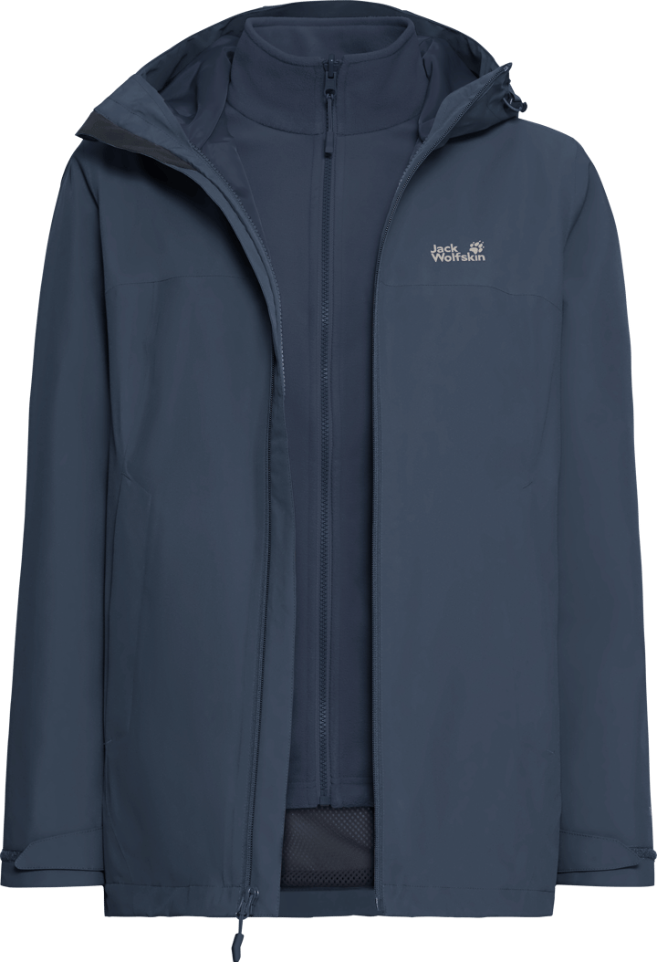 Jack Wolfskin Women's Moonrise 2 3in1 Jacket Midnight Sky Jack Wolfskin