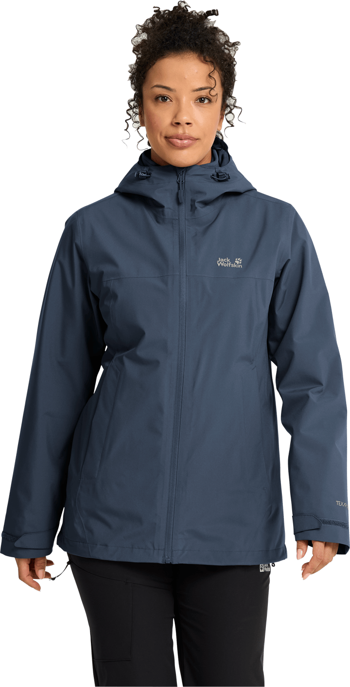 Jack Wolfskin Women's Moonrise 2 3in1 Jacket Midnight Sky Jack Wolfskin