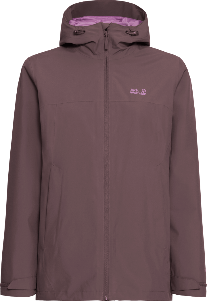 Jack Wolfskin Women's Moonrise 2 3in1 Jacket Sheer Plum Jack Wolfskin