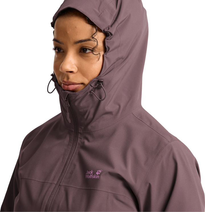 Jack Wolfskin Women's Moonrise 2 3in1 Jacket Sheer Plum Jack Wolfskin