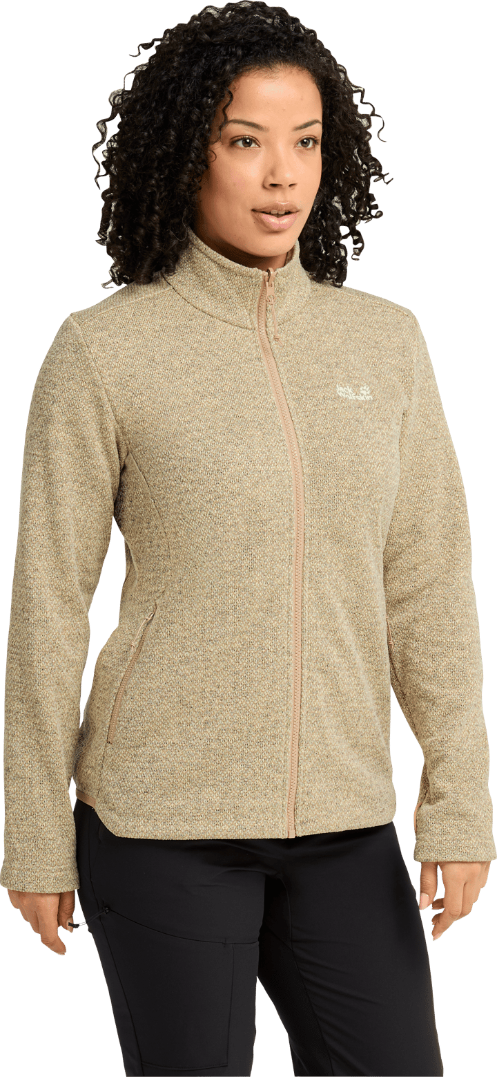 Jack Wolfskin Women's Pinetrail Full Zip Vanilla Cream Jack Wolfskin