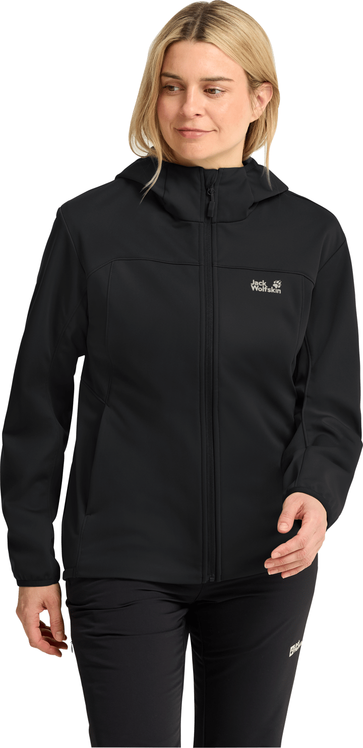 Jack Wolfskin Women's Windhain 2 Hoody Black Jack Wolfskin