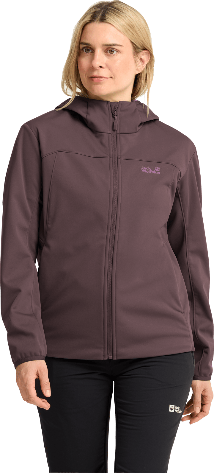 Jack Wolfskin Women's Windhain 2 Hoody Sheer Plum Jack Wolfskin