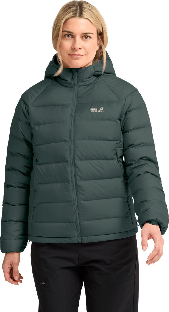 Jack Wolfskin Women's Wild Pass Down Hoody Sago Palm Jack Wolfskin