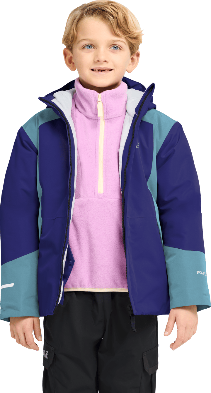 Jack Wolfskin Kids' Snowflash Jacket Glow Ink Jack Wolfskin